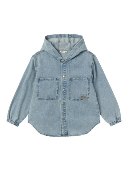 Name It Bo Os Denim Shirt Hood