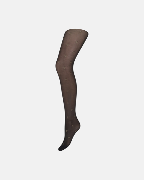 Decoy Tights Gold Hearts 30den